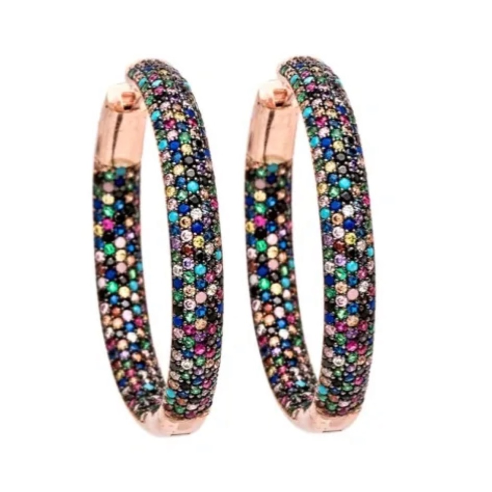 Nickho Rey rainbow tire hoops